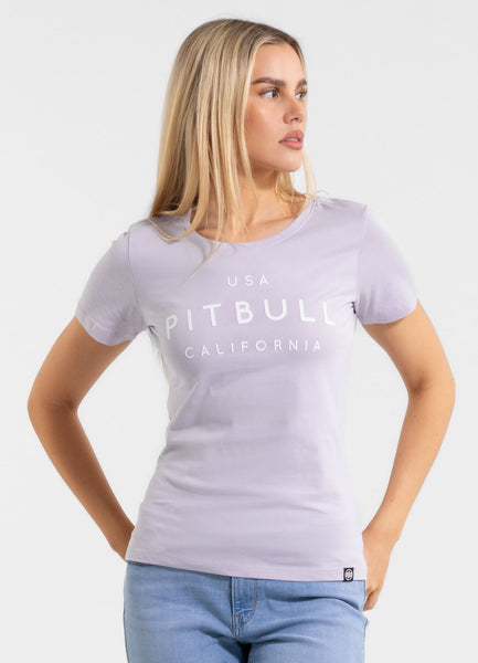 Damen T-Shirt USA CAL - Lila