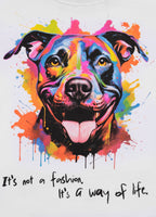 Damen T-Shirt WATERCOLOR - Weiß