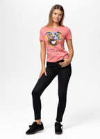 Damen T-Shirt WATERCOLOR - Korallenrot