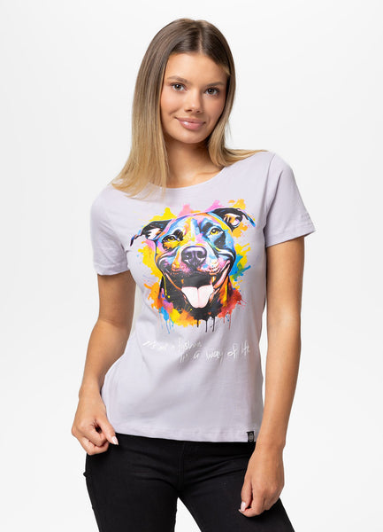 Damen T-Shirt WATERCOLOR - Lila
