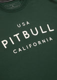 Men's T-Shirt Garment Washed USA CAL - Dark Green
