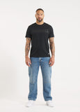 Herren T-Shirt All Black HILLTOP - Schwarz