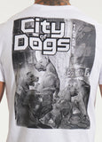 Men's T-Shirt CITY OF DOGS - White