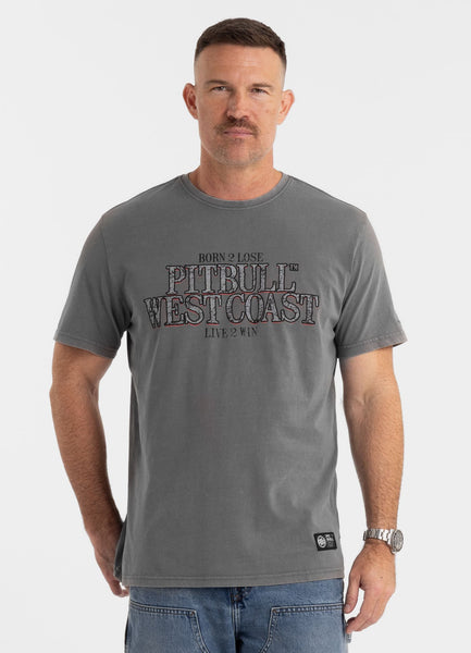 Men's T-Shirt Denim Washed ACE OF SPADES II - Grey