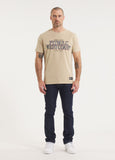 Men's T-Shirt Denim Washed ACE OF SPADES II - Sand