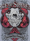Herren T-Shirt Denim Washed ACE OF SPADES II - Blau