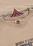 Men's T-Shirt Denim Washed ACE OF SPADES II - Sand