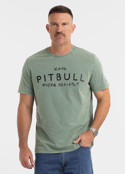 Herren T-Shirt Denim Washed BRAVERY - Grün