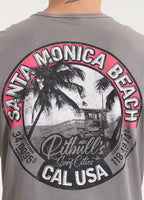 Men's T-Shirt Denim Washed OCEANSIDE - Grey