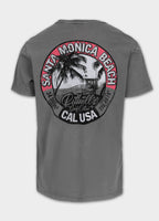 Men's T-Shirt Denim Washed OCEANSIDE - Grey