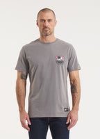 Men's T-Shirt Denim Washed OCEANSIDE - Grey