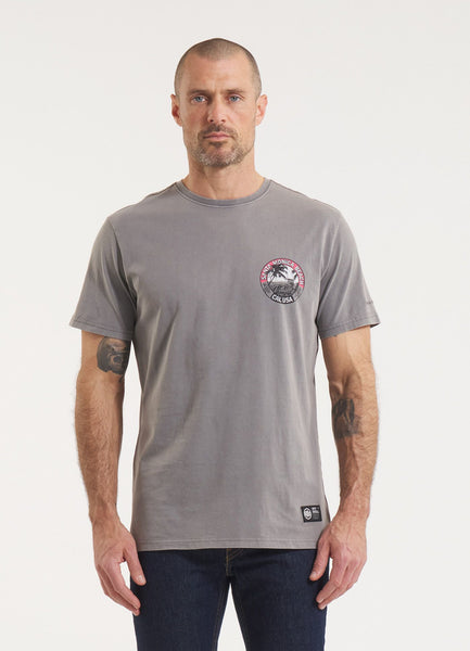 Men's T-Shirt Denim Washed OCEANSIDE - Grey