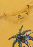 Men's T-Shirt Denim Washed OPEN BEACH - Yellow