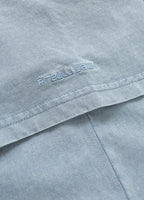 Men's Denim Washed T-Shirt OPEN BEACH - Light Blue