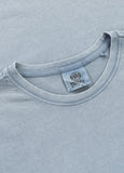 Men's Denim Washed T-Shirt PLANET SURF - Light Blue
