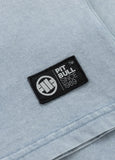 Men's Denim Washed T-Shirt PLANET SURF - Light Blue