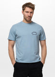 Herren T-Shirt Denim Washed Raw PACIFIC - Hellblau