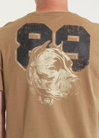 Men's T-shirt DOG 89 - Coyote brown