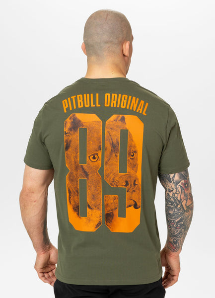 Herren T-Shirt EIGHTY NINE DOG - Dunkles Olivgrün