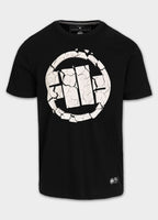 Herren T-Shirt Garment Washed SCRATCH - Schwarz