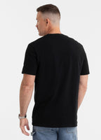 Herren T-Shirt Garment Washed SCRATCH - Schwarz