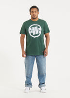 Herren T-Shirt Garment Washed SCRATCH - Grün