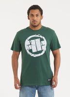 Herren T-Shirt Garment Washed SCRATCH - Grün