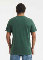 Herren T-Shirt Garment Washed SCRATCH - Grün