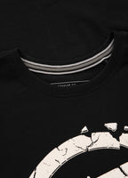 Herren T-Shirt Garment Washed SCRATCH - Schwarz