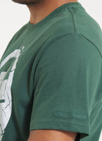 Herren T-Shirt Garment Washed SCRATCH - Grün