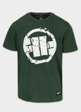 Herren T-Shirt Garment Washed SCRATCH - Grün