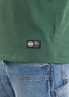 Men's T-Shirt Garment Washed SMALL LOGO - Olive Green
