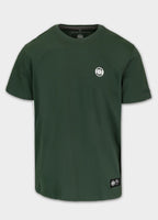 Men's T-Shirt Garment Washed SMALL LOGO - Olive Green