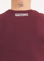 Herren T-Shirt HILLTOP - Dunkles Burgunderrot