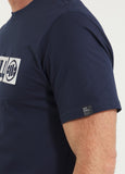 Herren T-Shirt HILLTOP - Dunkelblau
