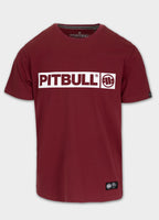 Herren T-Shirt HILLTOP - Burgunder