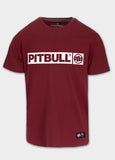 Herren T-Shirt HILLTOP - Burgunder