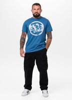Herren T-Shirt LOGO PALMS - Blau