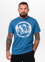 Herren T-Shirt LOGO PALMS - Blau