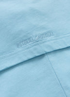 Men's Loose Fit T-Shirt GRAFFITI - Light Blue