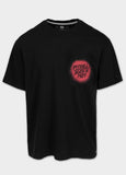 Herren T-Shirt Loose Fit GRAFFITI - Schwarz