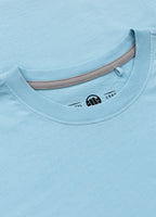 Men's Loose Fit T-Shirt GRAFFITI - Light Blue