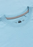 Men's Loose Fit T-Shirt GRAFFITI - Light Blue