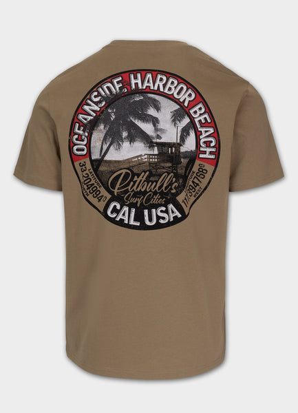 Herren T-Shirt OCEANSIDE - Dunkler Sand