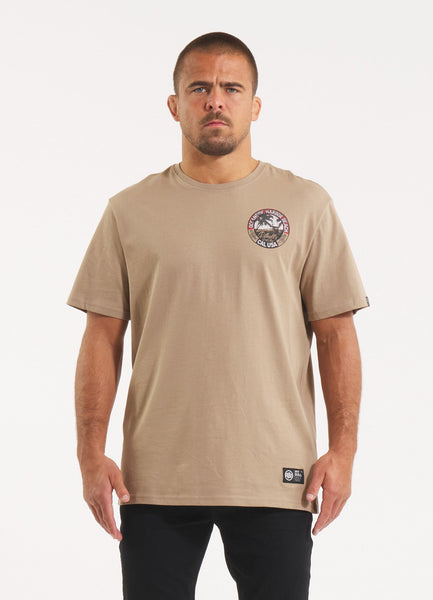 Herren T-Shirt OCEANSIDE - Dunkler Sand