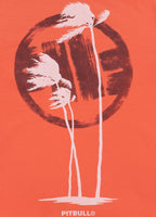 Men's T-shirt PALMS - salmon color