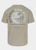 Men's T-Shirt PLANET SURF - Olive Grey