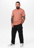 Men's T-shirt PLANET SURF - salmon color