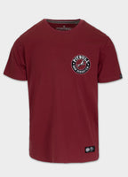 Herren T-Shirt SAN DIEGO CA BLACK -  Burgunder