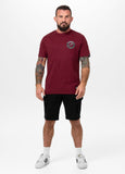 Herren T-Shirt SAN DIEGO CA BLACK -  Burgunder